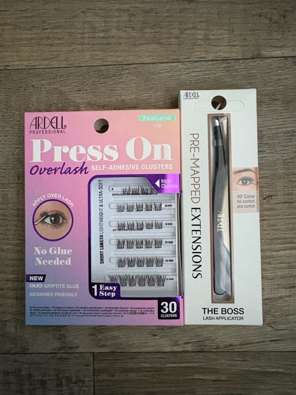 NWT Ardell Press On Overlash Self-Adhesive Clusters